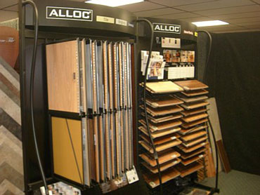 Alloc siding display  at Suburban Building Center in St. Marys PA 15857