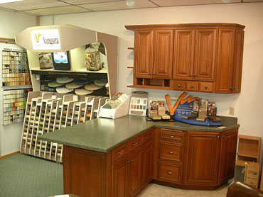 cabinet display at Suburban Building Center in St. Marys PA 15857